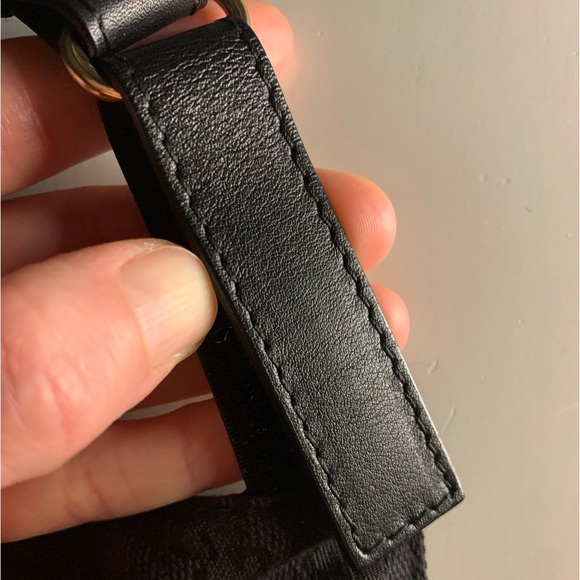 GUCCI BLACK CANVAS BASEBALL HAT WITH WEB [AUTHENTIC] - Picture 12 of 12